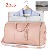 Women’s Large Capacity Travel Duffle Bag – Waterproof Foldable Suit Tote - Dazzling Beauty Solution