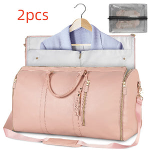 Women’s Large Capacity Travel Duffle Bag – Waterproof Foldable Suit Tote - Dazzling Beauty Solution