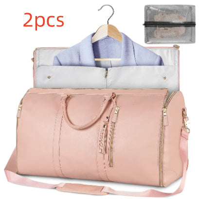 Women’s Large Capacity Travel Duffle Bag – Waterproof Foldable Suit Tote - Dazzling Beauty Solution