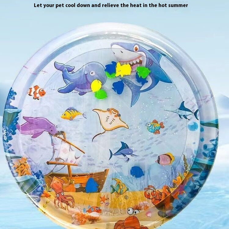 Summer Cooling Pet Water Bed Cushion Ice Pad Dog Sleeping Square Mat For Puppy Dogs Cats Pet Kennel Cool Cold - Dazzling Beauty Solution