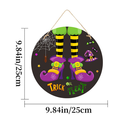 Imitation Wooden Doorplate Ghost Festival Haunted House Horror Atmosphere Decoration - Dazzling Beauty Solution