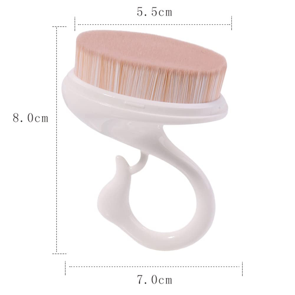 New Foundation Makeup Brush Portable No Powder Trace Foundation Brush Beauty Tool Makeup Brush Loose Powder Brush Beauty Products for Powder Single Make-Up Brush (Black)