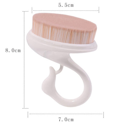 New Foundation Makeup Brush Portable No Powder Trace Foundation Brush Beauty Tool Makeup Brush Loose Powder Brush Beauty Products for Powder Single Make-Up Brush (Black)