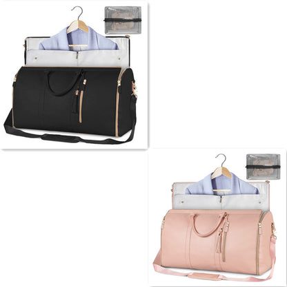 Women’s Large Capacity Travel Duffle Bag – Waterproof Foldable Suit Tote - Dazzling Beauty Solution