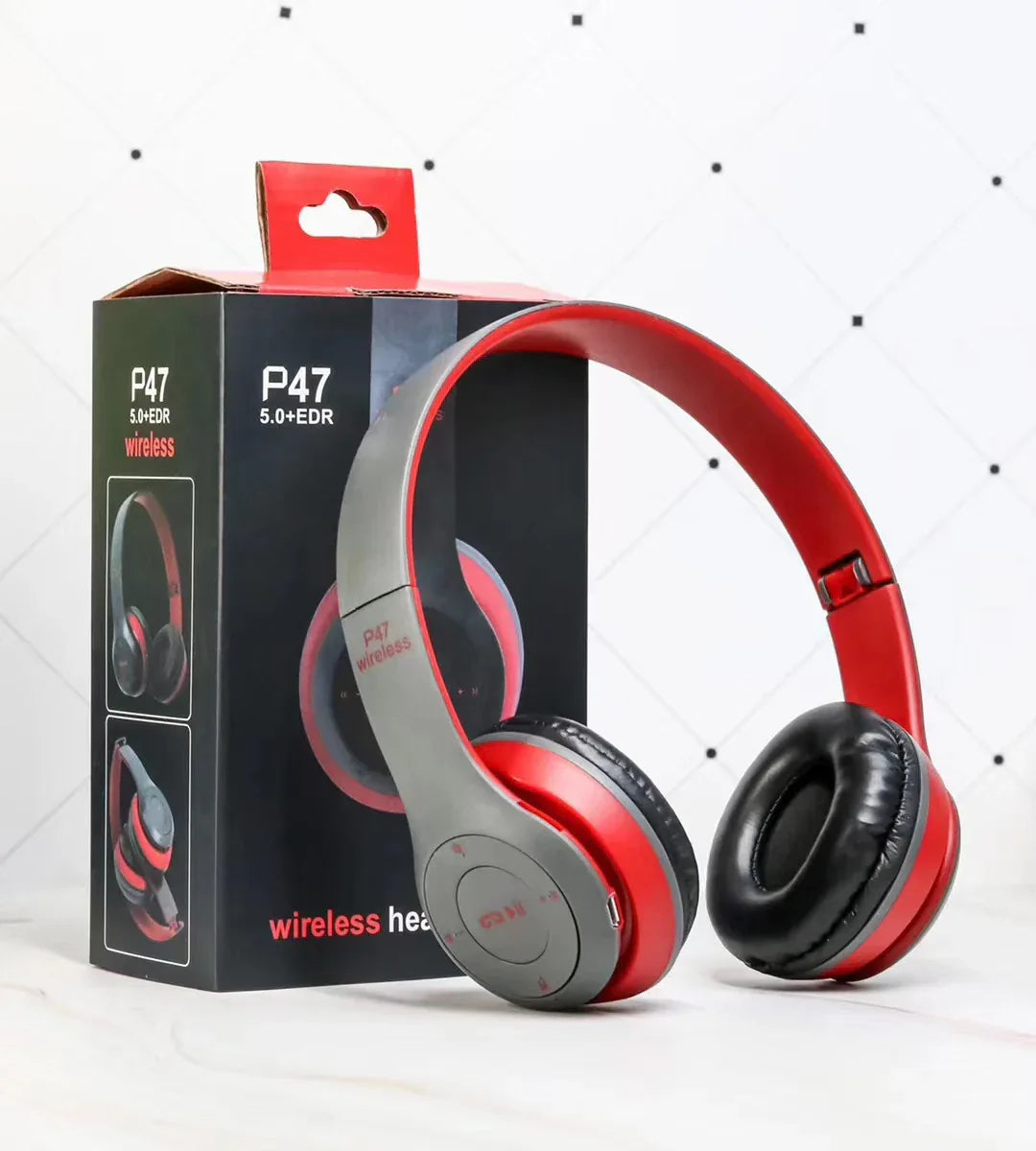 Wireless Bluetooth 5.0 Foldable Stereo Headphones with Mic – Kids & Girls Gift, TV & Gaming Compatible - Dazzling Beauty Solution