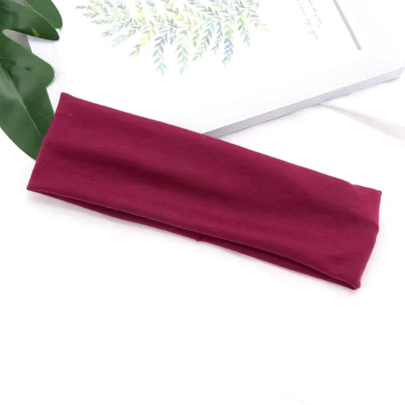 Elastic Cotton Stretch Headband for Women & Men - Dazzling Beauty Solution