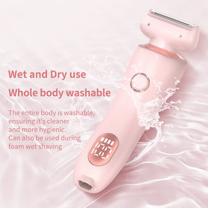2-in-1 Rechargeable Epilator & Hair Removal Trimmer – Face, Body, Bikini, Legs & Underarms - Dazzling Beauty Solution