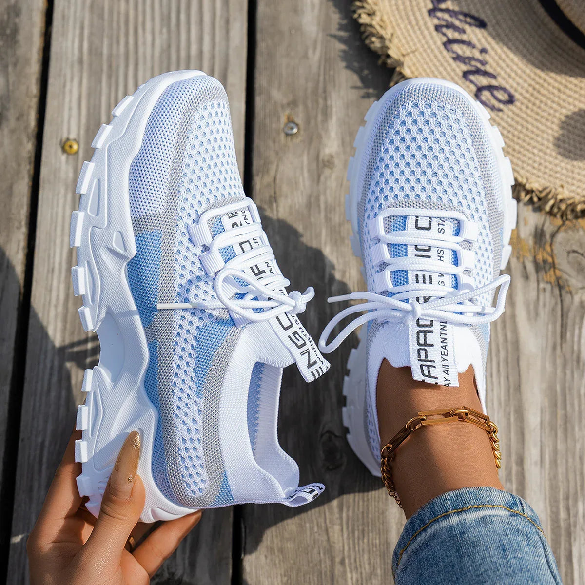 Women’s Breathable Mesh Sneakers for Walking and Running - Dazzling Beauty Solution