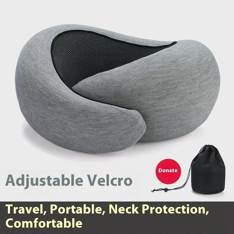 Snail U-Shaped Memory Foam Travel Pillow – 360° Neck Support - Dazzling Beauty Solution