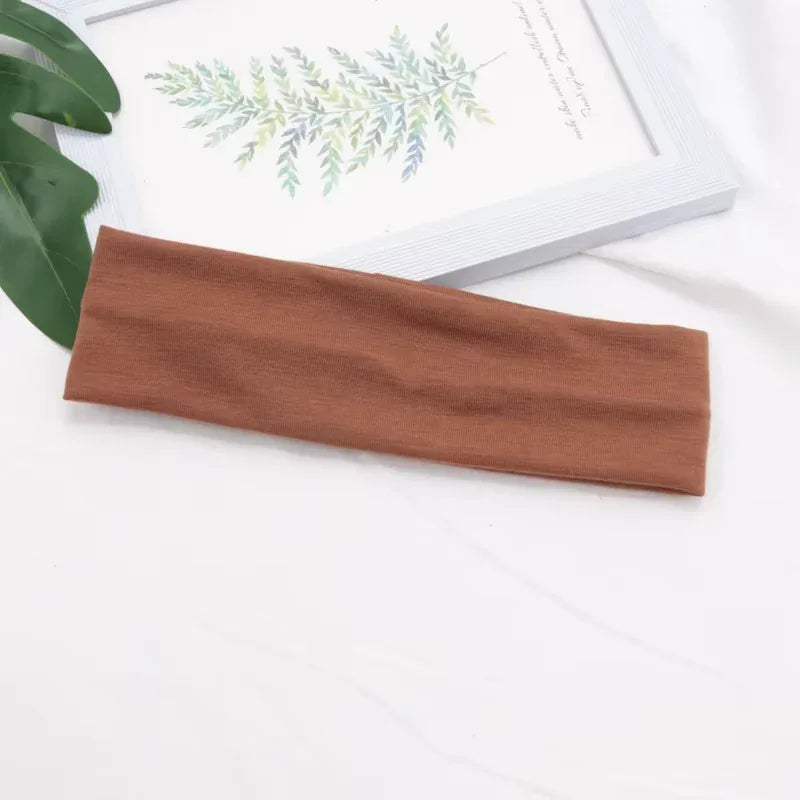 Elastic Cotton Stretch Headband for Women & Men - Dazzling Beauty Solution