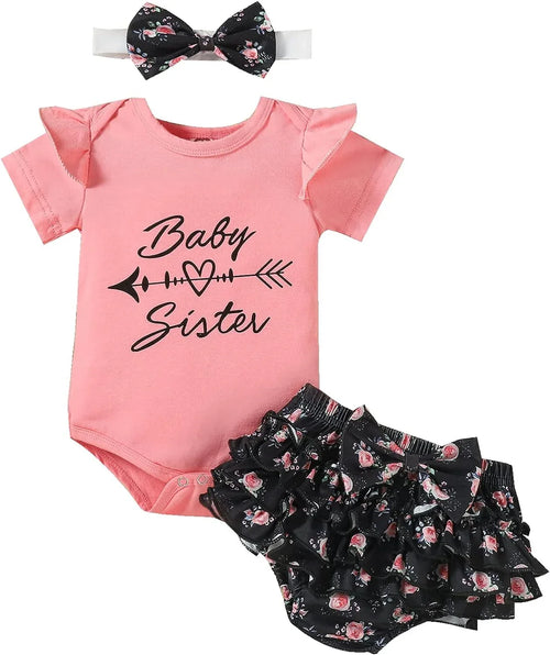 Baby Girl Clothes Stuff Newborn Infant Summer Cute Outfit 0-24 Months - Dazzling Beauty Solution