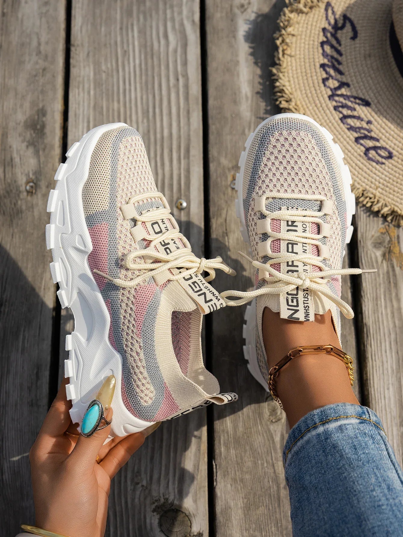 Women’s Breathable Mesh Sneakers for Walking and Running - Dazzling Beauty Solution