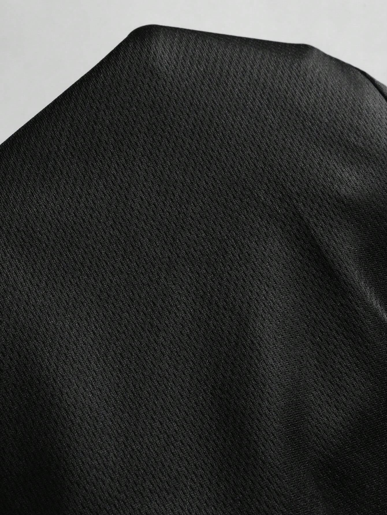 ROMWE MEN Anime Men'S Simple Figure Graphic Drawstring Waist Basketball Shorts, School