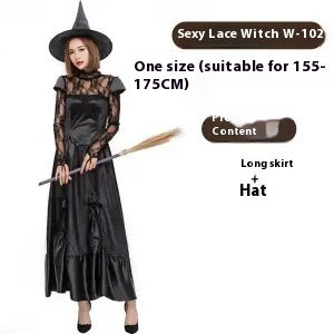 Halloween Costume – Polyester Party Outfit (One Size & XL) - Dazzling Beauty Solution