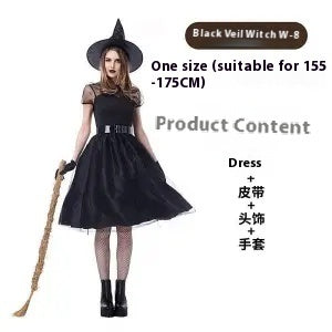 Halloween Costume – Polyester Party Outfit (One Size & XL) - Dazzling Beauty Solution