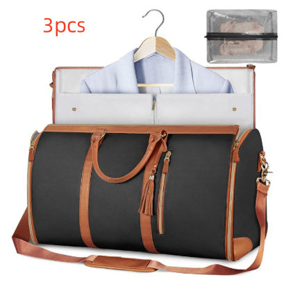 Women’s Large Capacity Travel Duffle Bag – Waterproof Foldable Suit Tote - Dazzling Beauty Solution