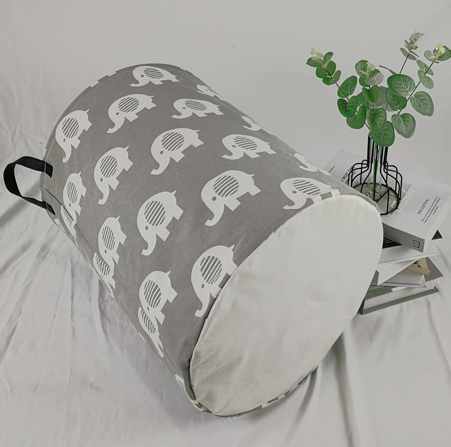 Kids Hamper Storage Bins Organizer Toy Box Laundry Basket Large Canvas Collapsible Chest for Home/Dorm/Kitchen/Pet/Office/Closet/Shelf/Gift Baskets