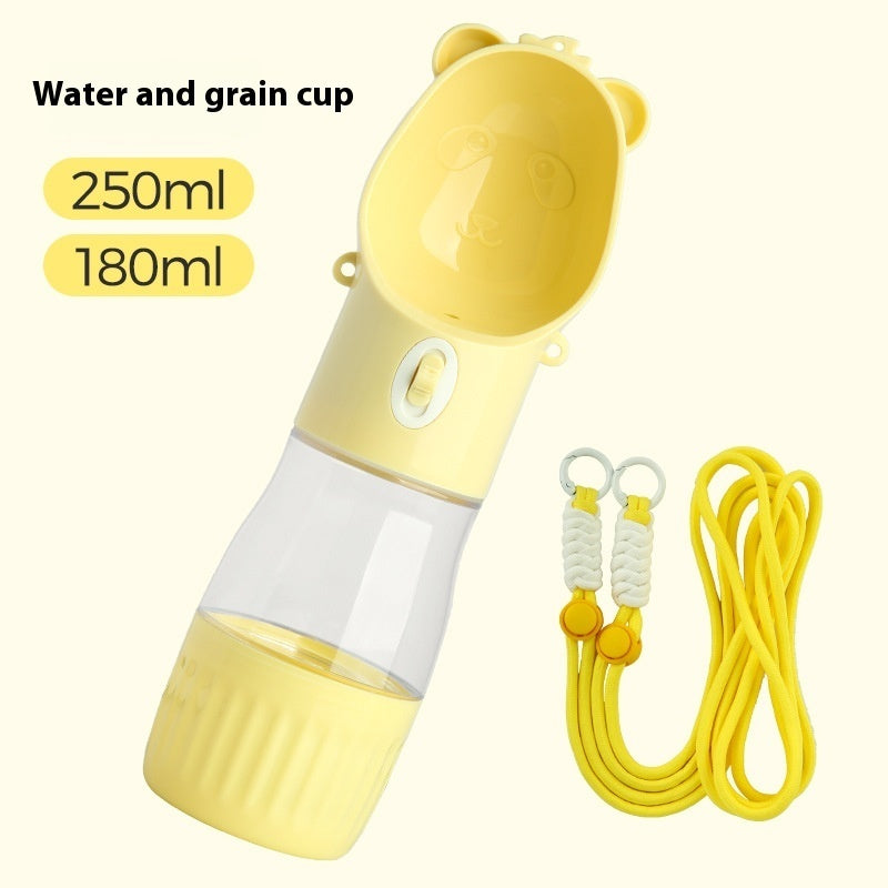 2-in-1 Portable Dog Water Bottle & Food Container – Leak-Proof Pet Feeder for Dogs & Cats - Dazzling Beauty Solution