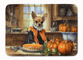 Chihuahua Fall Kitchen Pumpkins Memory Foam Kitchen Mat - Dazzling Beauty Solution