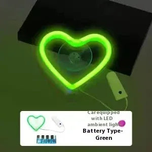Car Love Light – LED Mood Lamp with Batteries (7 Colors) - Dazzling Beauty Solution