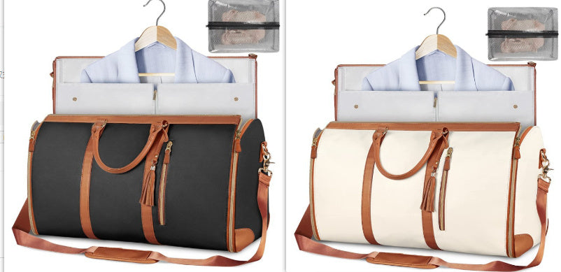 Women’s Large Capacity Travel Duffle Bag – Waterproof Foldable Suit Tote - Dazzling Beauty Solution