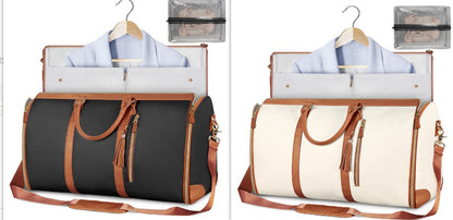 Women’s Large Capacity Travel Duffle Bag – Waterproof Foldable Suit Tote - Dazzling Beauty Solution