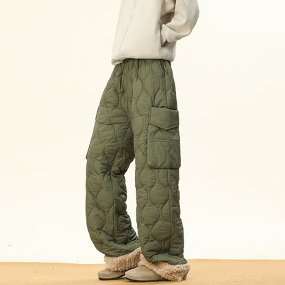Men’s Winter Cotton Straight Pants - Dazzling Beauty Solution