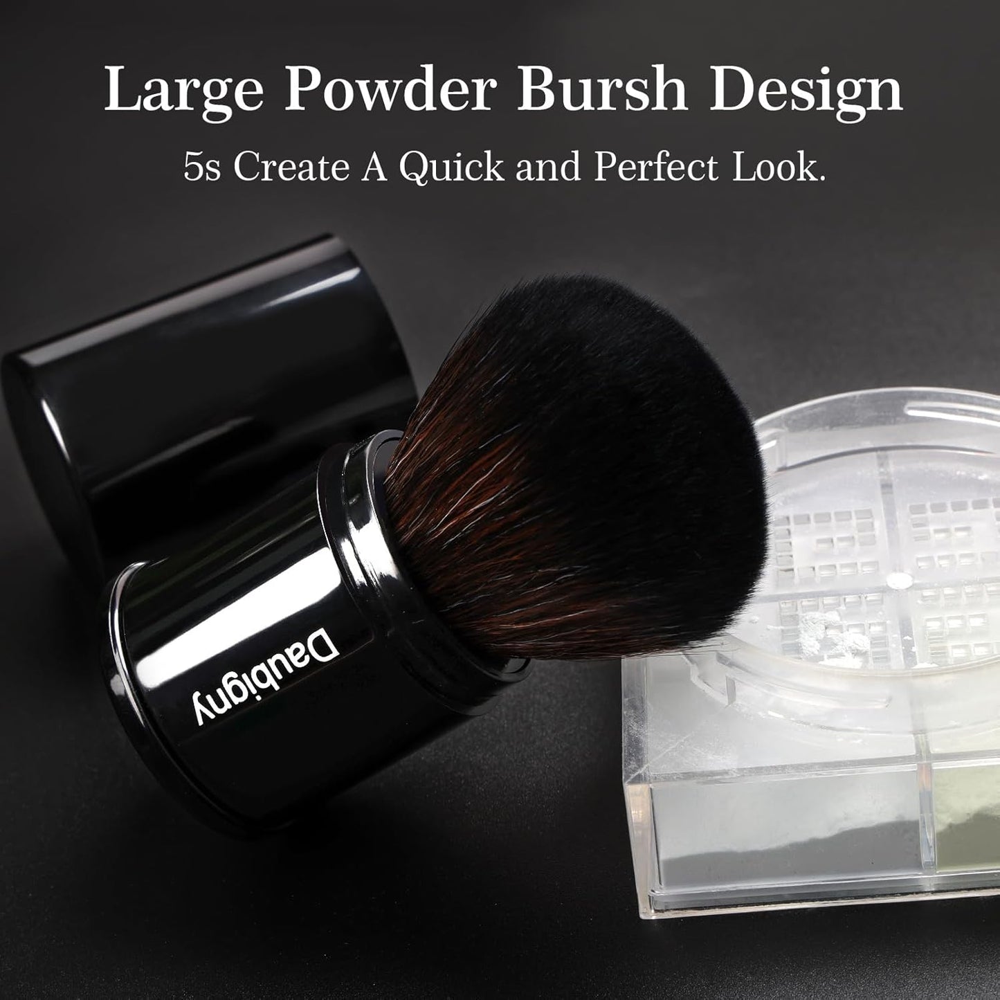 Retractable Kabuki Makeup Brush, Powder Brushes Foundation Travel Foundation Brush for Blush Bronzer & Powder…