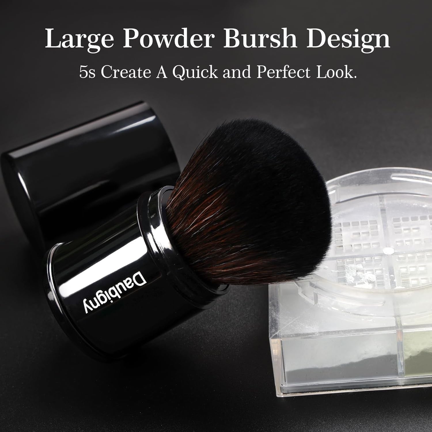 Retractable Kabuki Makeup Brush, Powder Brushes Foundation Travel Foundation Brush for Blush Bronzer & Powder…