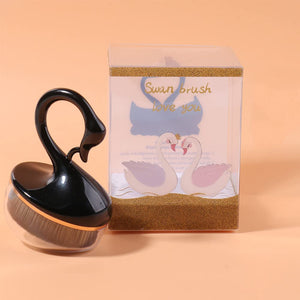 New Foundation Makeup Brush Portable No Powder Trace Foundation Brush Beauty Tool Makeup Brush Loose Powder Brush Beauty Products for Powder Single Make-Up Brush (Black)