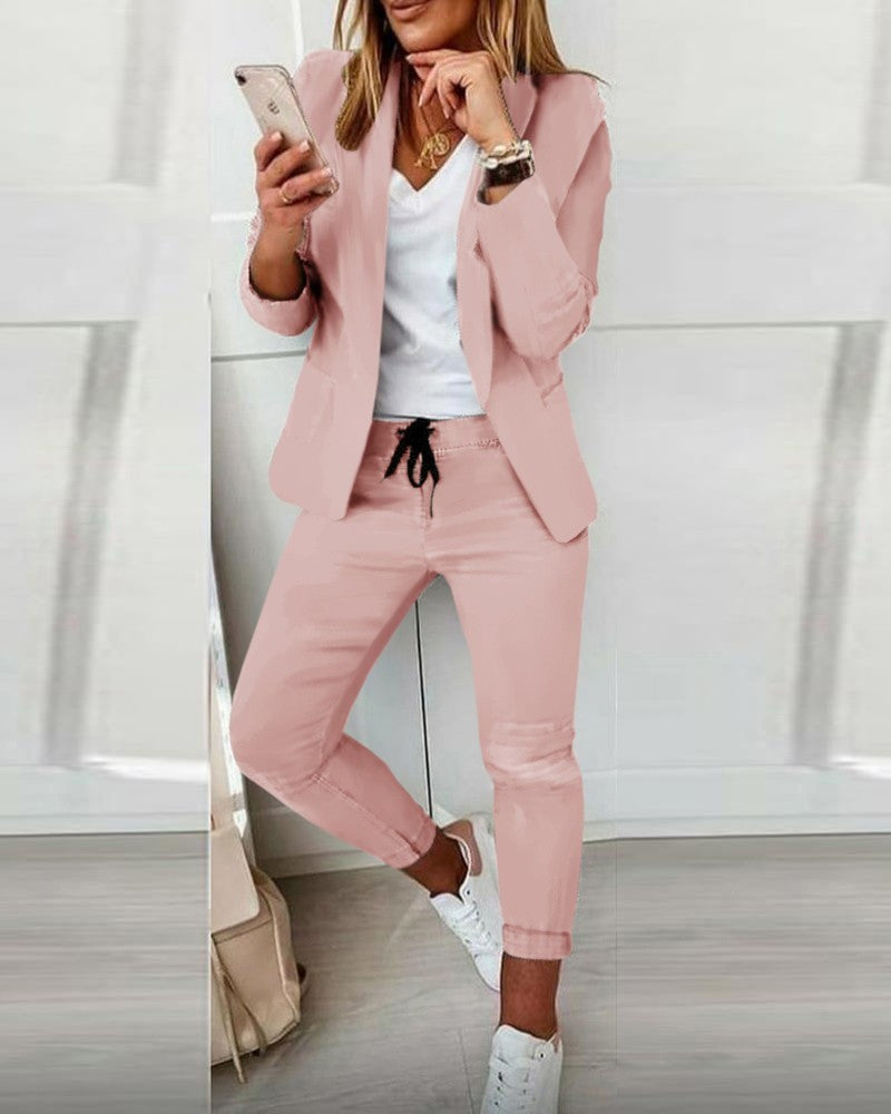 Ladies Fashion OL Suit Trousers Suit - Dazzling Beauty Solution
