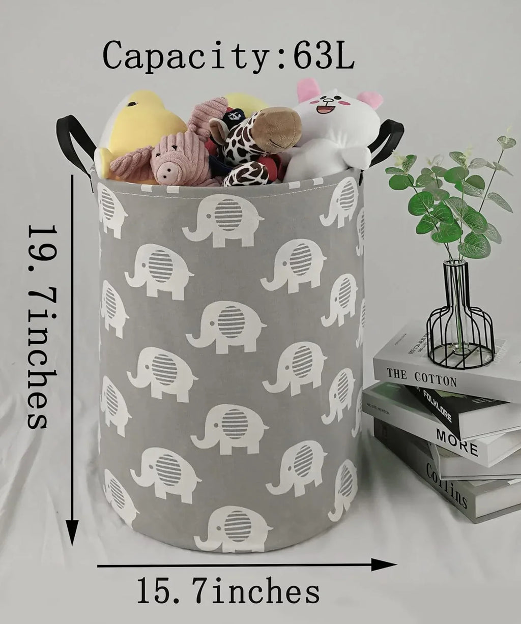 Kids Laundry Hamper & Storage Bin – Foldable Toy Organizer for Nursery & Playroom - Dazzling Beauty Solution