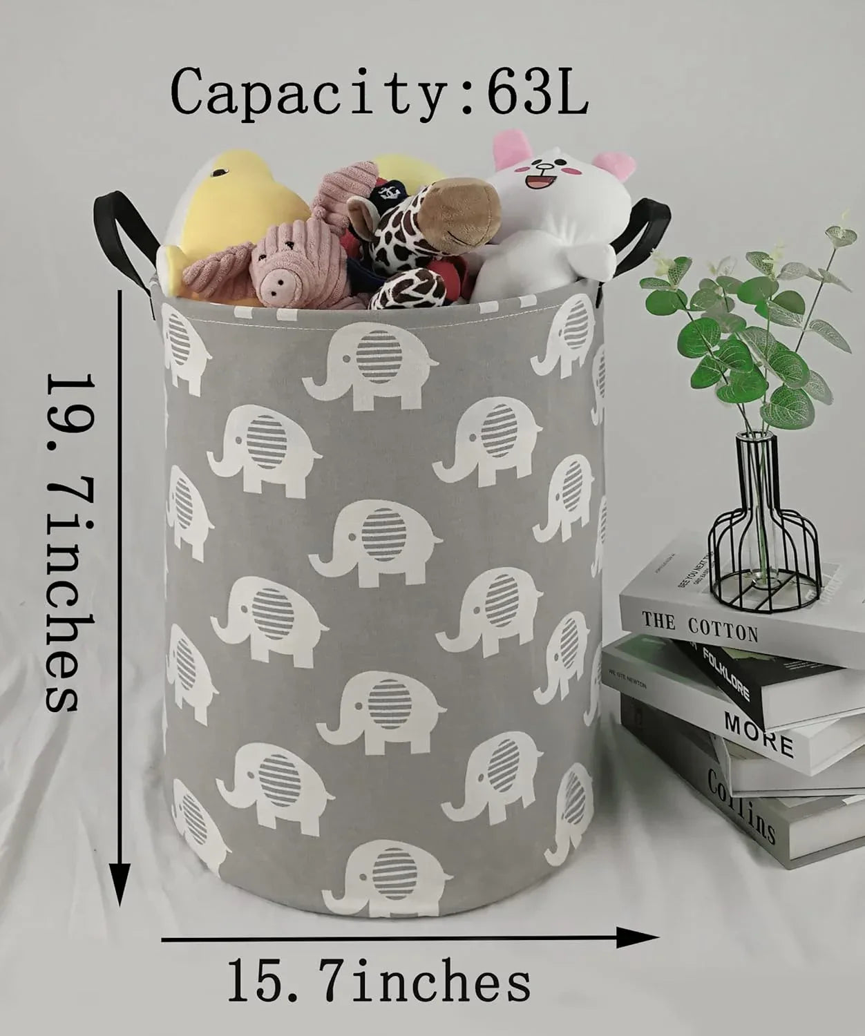 Kids Laundry Hamper & Storage Bin – Foldable Toy Organizer for Nursery & Playroom - Dazzling Beauty Solution