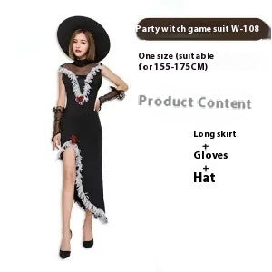 Halloween Costume – Polyester Party Outfit (One Size & XL) - Dazzling Beauty Solution