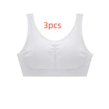Large Size Seamless Vest Bra – Solid Color Lightweight Support - Dazzling Beauty Solution