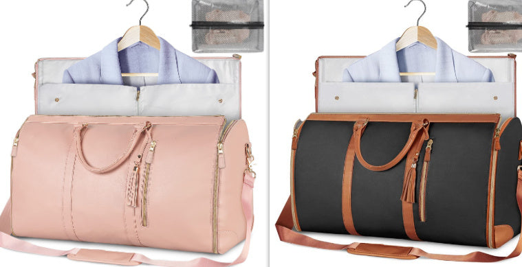 Women’s Large Capacity Travel Duffle Bag – Waterproof Foldable Suit Tote - Dazzling Beauty Solution