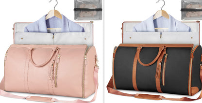 Women’s Large Capacity Travel Duffle Bag – Waterproof Foldable Suit Tote - Dazzling Beauty Solution