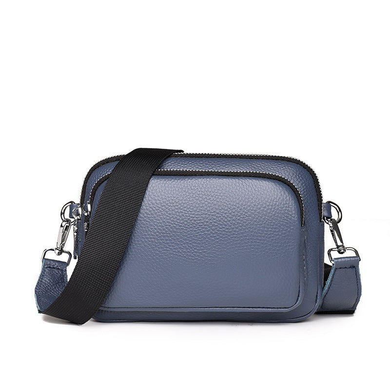Trendy Multi-Layer Leather Crossbody – Small Square Bag (5 Colors) - Dazzling Beauty Solution