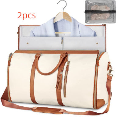 Women’s Large Capacity Travel Duffle Bag – Waterproof Foldable Suit Tote - Dazzling Beauty Solution