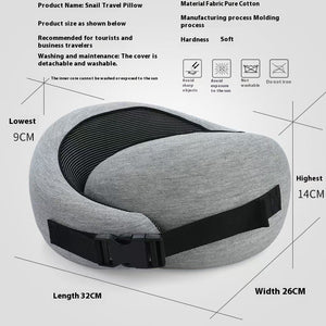 Snail U-Shaped Memory Foam Travel Pillow – 360° Neck Support - Dazzling Beauty Solution