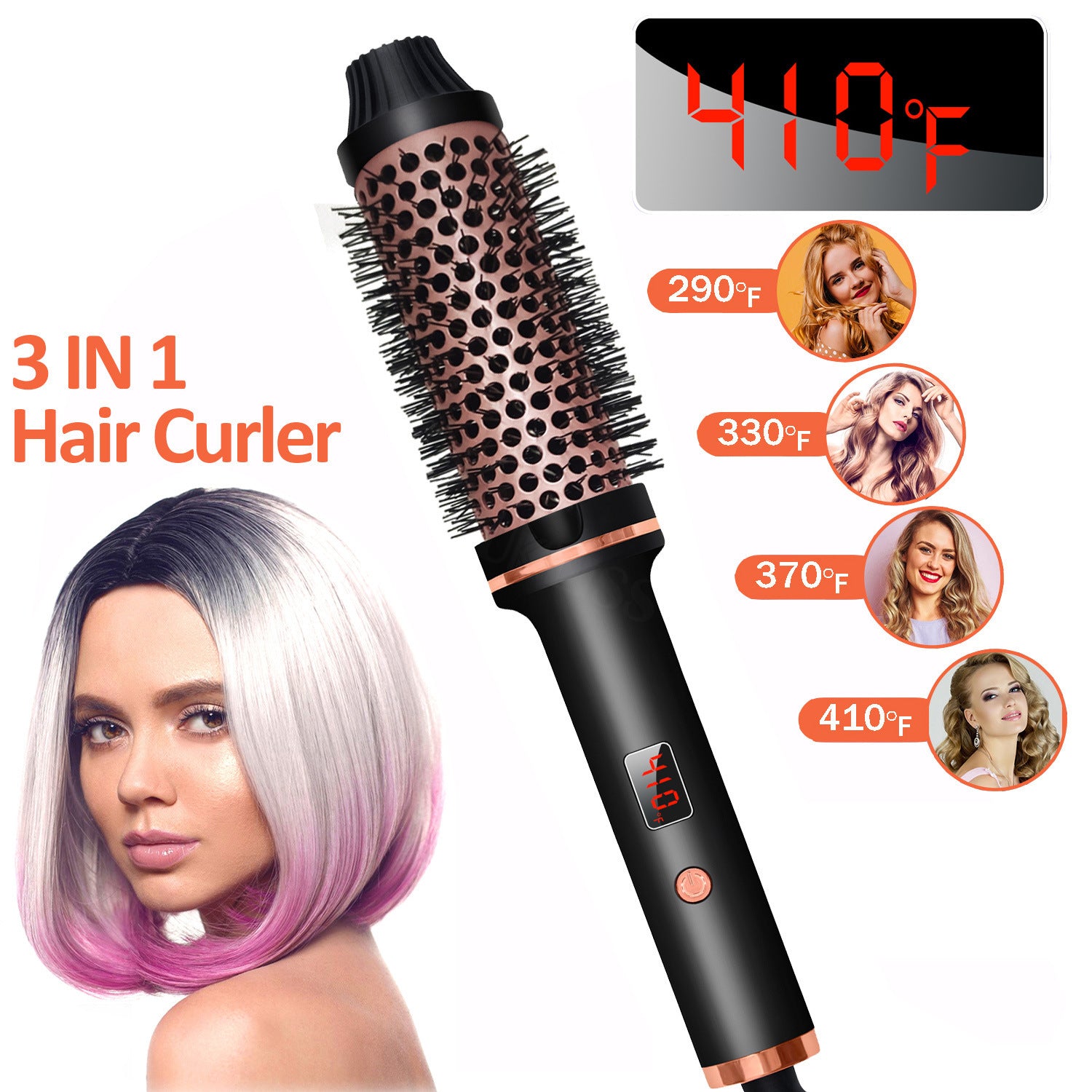 Hair Curler Straight Comb Multifunctional Household Portable - Dazzling Beauty Solution
