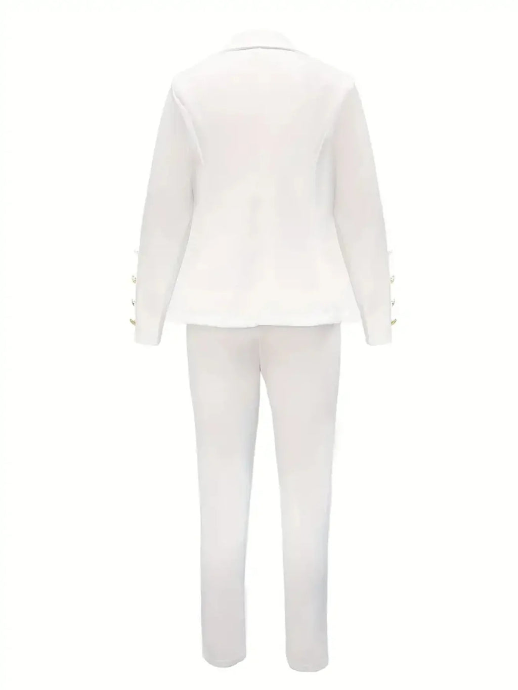 All Season Professional Women's Suit Set, Double Breasted Buttons, Gold Buttons, Essential For The Office, Women's Clothing For Autumn And Winter Seasons - Dazzling Beauty Solution