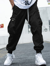 Men’s Winter Multi-Pocket Cargo Pants – Casual Hip-Hop Drawstring Streetwear Trousers - Dazzling Beauty Solution