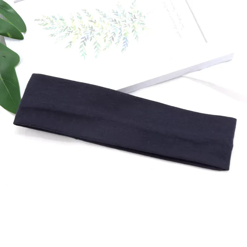 Elastic Cotton Stretch Headband for Women & Men - Dazzling Beauty Solution