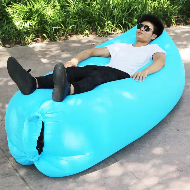 Waterproof Inflatable Air Sofa – Portable Outdoor Sleeping Lounger - Dazzling Beauty Solution