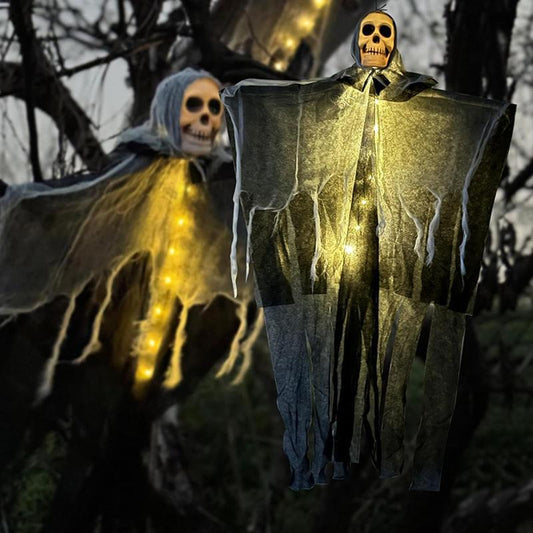 Halloween Decorations Horror Hanging Ghost Skull Skeleton Prop Perfect For Home Outdoor Yard Party Supplies Festival Decorations - Dazzling Beauty Solution