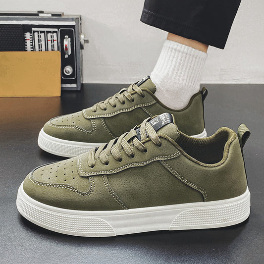 Men’s Casual Lace-Up Sneakers – Round-Toe Walking Shoes - Dazzling Beauty Solution