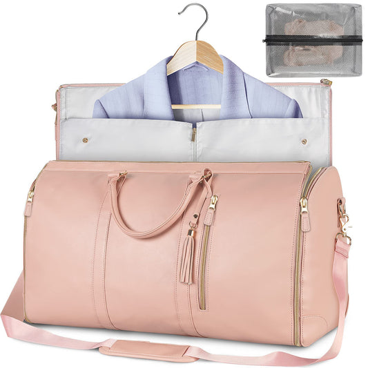 Women’s Large Capacity Travel Duffle Bag – Waterproof Foldable Suit Tote - Dazzling Beauty Solution