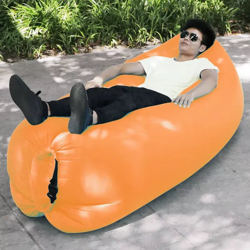 Waterproof Inflatable Air Sofa – Portable Outdoor Sleeping Lounger - Dazzling Beauty Solution