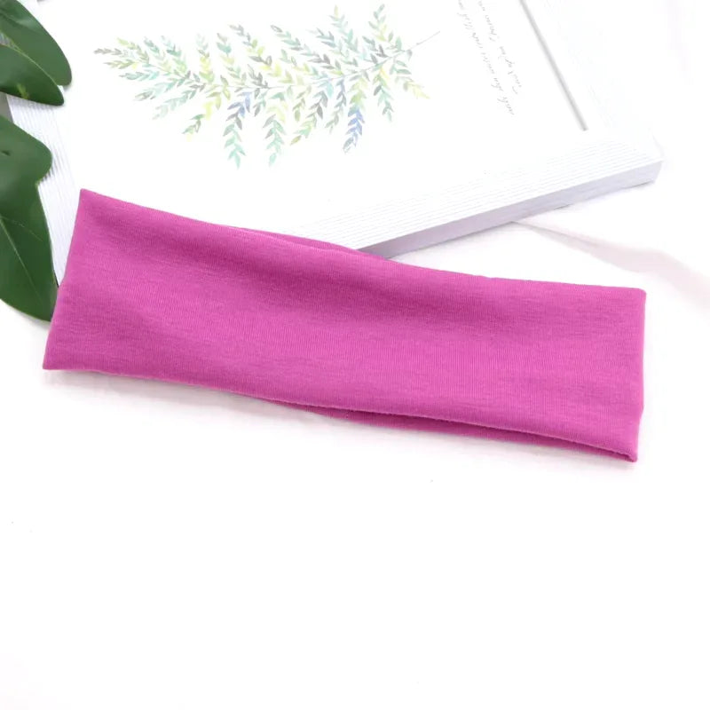 Elastic Cotton Stretch Headband for Women & Men - Dazzling Beauty Solution